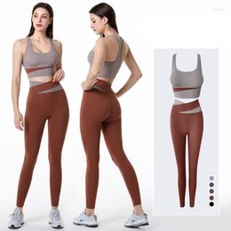 Active Sets 2PCS/Set Women Fitness Sport Yoga Suit Seamless Long Sleeve Clothing Female Gym Suits Wear Running Clothes