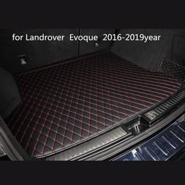 Custom anti-skid leather car trunk mat floor mat suitable for Landrover Evoque 2016-2019year car anti-skid mat306S