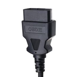 Diagnostic Tools OBD2 16Pin Male Plug Adapter Opening Cable Connector For ELM327 Extension Auto2424