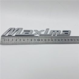 Car Exterior Stickers For Nissan Maxima Emblem Rear Trunk Tail Logo Badge Symbol Letters Auto Decal185B
