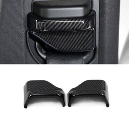 Car Accessories Safety Seat Belt Trim Sticker Cover Frame Carbon Interior Decoration for Mercedes-Benz E-Class W213 2016-2020244B