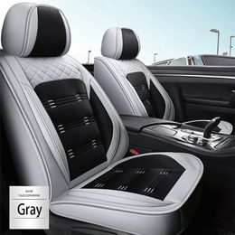 Universal Fit Car Interior Accessories Seat Covers For Sedan PU Leather Adjuatable Five Seats Full Surround Design Seat Cover For 2422