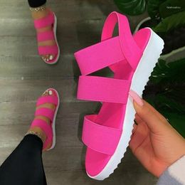 Shoes 340 Sandals 2024 Women Sexy Walking Casual Shoe Slip On Ladies Slipper Footwear Female Zapatillas Muje per