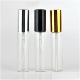 Packing Bottles 5Ml 10Ml 15Ml Portable Clear Glass Per Bottle With Spray Pump Empty Cosmetic Containers For Travel Drop Delivery Offic Otwjm