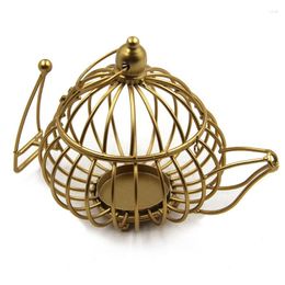 Candle Holders Wrought Iron Wine Pot Holder Decorative Candlestick Stand Decoration For Home Bedroom Room Dormitory