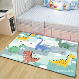 Carpets Dinosaur Carpets Children's Bedroom Rug Living Room Area Rug Baby Play Crawling Mat Home Floor Mat Anti-slip Doormat R230728