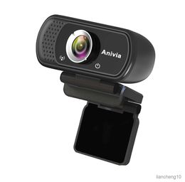 Webcams Mini Webcam Full 1080P Video Web Camera fixed focus With Microphone Cover Web For PC Laptop Andriod R230728