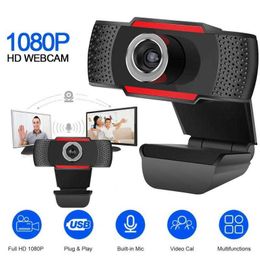 Webcams Computer Webcam Full 1080P Webcam Camera Digital Web With Micphone For Laptop Desktop PC Tablet Rotatable Camera