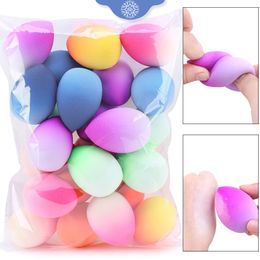 Sponges Applicators Cotton 20/50Pcs Makeup Sponge Gradient Colour Foundation Powder Puff Dry and Wet Combined Beauty Cosmetic Ball Soft Makeup Tools Blender 230728