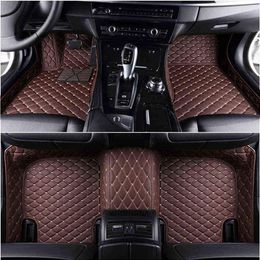 Custom 5 Seat car floor mats for honda civic accord city brv 2000 - 2020 car mats auto accessories W220311186B267Q