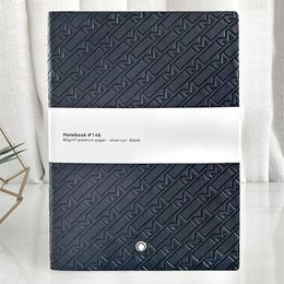 PURE PEARL 146 M Lettering Engraved Classic Notepads Leather & Quality Paper 192 Pages Carefully Crafted Notebooks Writing Stylish268m