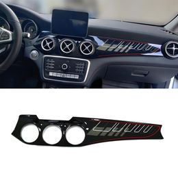 For Mercedes-Benz GLA-Class X156 CLA C117 Car Accessories Dashboard Air Vent Panel Cover Trim Frame Sticker Interior Decoration310I