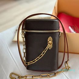 Designer -Pocket Bag Handbag Purse Classic Letter Clutch Women Crossbody Bags Chain Removable Shoulder Strap Zipper Closure Barrel Handbags