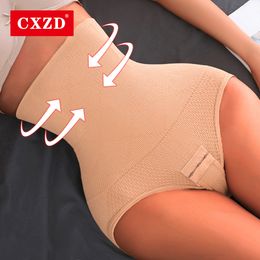 Waist Tummy Shaper CXZD Waist Trainer Corset Shapewear Reducing Body Tummy Shaper Sheath Belly Modelling Strap Slimming Underwear Butt Lifter Briefs 230728