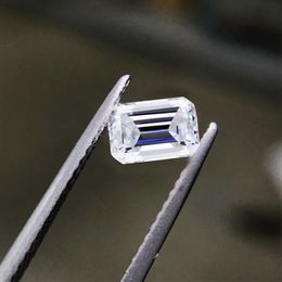 Löst diamanter Löst ädelstenar Stone 0,2ct till 10CT D Color VVS1 Emerald Cut Diamond Lab Utmärkt Cut Women Jewelry Material Stones 230728