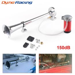 12V Super Loud 150dB Single Trumpet Air Horn Compressor for Car Truck Boat Train Horn Hooter For Auto Sound Signal256L