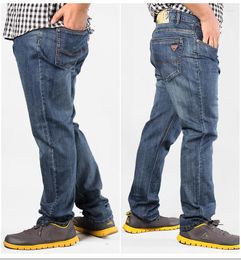 Men's Jeans 2023 Full Length Retro Pants Men Casual Straight Fitness Denim Trousers Male Designer Plus Big Size 44 46 48 50 52