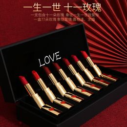 Lipstick Makeup Lipstick Set Valentine's Day Birthday Gift Moisturizing matte Lipstick Gift Box Lipstick 7pcs Set 230727