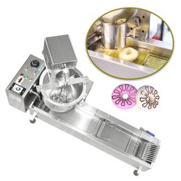 Free shipping Mini Desktop Wide Oil Tank donut machine/dough making machine/electric donut makermaking machine