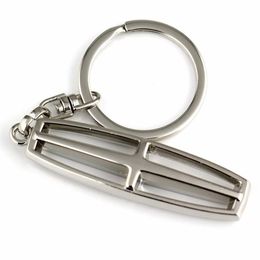 5pcs lot Metal 3D Car Keychain Llavero Keyring For LINCOLN Auto Key Chain Ring Auto Car Styling Keyholder233M