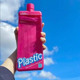 Water Bottles Fashion Urban Sports Bottle 500ml Cup Outdoor Fitness Flat Eco Friendly Antibacterial Juice 230727