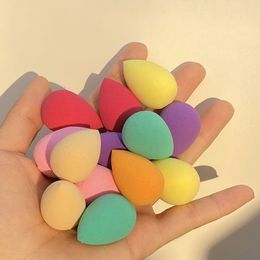 Sponges Applicators Cotton 200pcs Custom Mini Beauty Makeup Blender Cosmetic Puff Dry Wet Sponge Cushion Foundation Powder Beauty Tool Accessories 230728