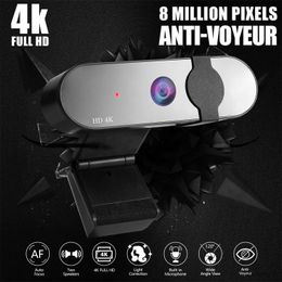 Webcams 1080P 2K 4K Webcam with Microphone for Desktop Laptop Computer Meeting Streaming Web Camera Web Camera Webcamera R230728