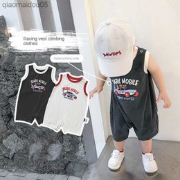 Baby Boys Onesie Baby Handsome Summer Clothes Boy Short-sleeved Jumpsuit Infant Romper 0-24M L230712