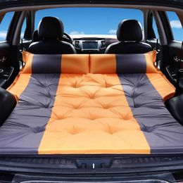 Automatic Air Mattress Car bed Camping Air Mattress Auto Sleeping Cusion Blow Up Bed Inflatable Travel Raised Airbed253K