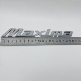 Car Exterior Stickers For Nissan Maxima Emblem Rear Trunk Tail Logo Badge Symbol Letters Auto Decal254m