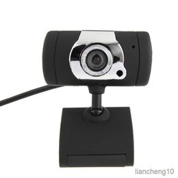 Webcams Webcam Camera with mike Lights Vision For PC Laptop Manual Focus computer Webcam For windows R230728