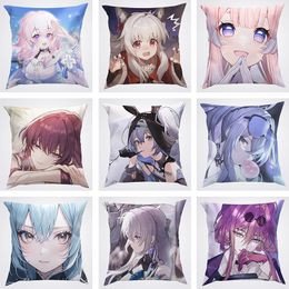 Pillow Case Pillowcase 40x40 Honkai Star Rail Covers Decorative Pillows Bed Cases Cushion Fall Cover Sofa Pillowcases 230727