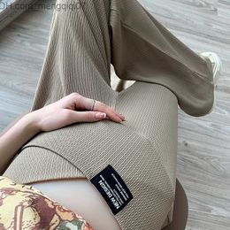 Maternity Dresses 2609# Summer Cold Pregnant Women's Pants Wide Legs Straight V-shaped Belly Suitable for Pregnant Women's Leisure Pregnancy Z230728