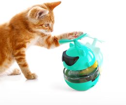 Rechargeable Electric Cat Toys Roly-poly Toys Cat Food Leakage Toys Turntable Ball Cat Teaser Toys Training Toys