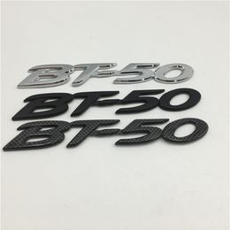 Black carbon silver Black For Mazda BT50 BT-50 Emblem Rear Trunk Badge Logo Sticker Car Accessories256n