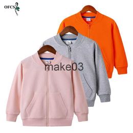 Jackets Selling 212 Year Old Girls Jacket Spring Children's Solid Cotton Fleece Clothes Boys Coat Outerwear Kids Full Casual New Blazer J230728