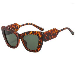 Sunglasses Square Women Designer Leopard Girls Sun Glasses Vintage Eyewear Male Ladies UV400