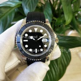 Super Factory Watches s BP 42mm Ceramic Bezel Black Dila Mens Automatic Watch Men Rubber Strap BPF Dive Wristwatches Luminous 314m