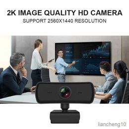 Webcams 2K 2040x1080P Webcam High Computer PC Web Camera with Microphone R230728