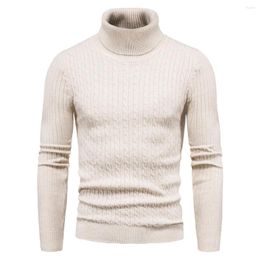 Men's Sweaters Knitwear Turtleneck Bottom Sweater Men Clothing 2023