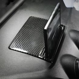 Car Interior Carbon Fibre Central Control Navigation Screen Decor Sticker Cover Car Styling for Audi A3 S3 2014-2018 Accessories155W