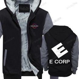 Men's Hoodies Arrived Men Cotton Brand Zipper Winter E CORP Unisex Outwear Thick Warm Jacket Euro Size Drop