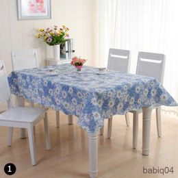 Table Cloth 152x106CM Table Cloth Waterproof Rectangular Square Garden Table Cover Tablecloth Impermeable Tapete R230726