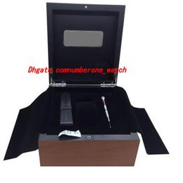 Factory Supplier Whole Mens For Watch Box Original Wooden Inner Outer Woman's Watches Boxes Papers Wristwatch244P