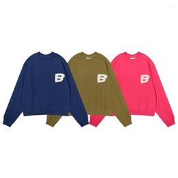 Men's Hoodies BLUR Men Cotton Sweatshirt Fashion Streetwear Casual Loose Breathable Pullovers Brand Hoody