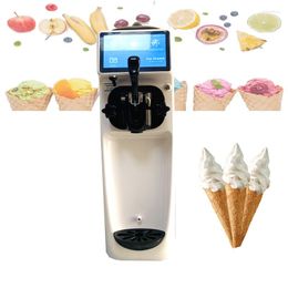 Soft Ice Cream Machine For Used Dessert Shop Stainless Steel Single Head