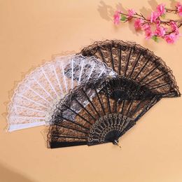 Chinese Style Products Ladies Folding Lace Hand Fan Personalised Fans of Old Wedding Decor For Home Decoration Ornament Dance