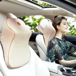 Car Seat Headrest Pillow Auto Memory Foam Neck Head Support Lumbar For Office Chair Cushion Cushions274m