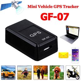 New GF07 GSM GPRS Mini Car Magnetic GPS Anti-Lost Recording Real-time Tracking Device Locator Tracker Support Mini TF Card220O