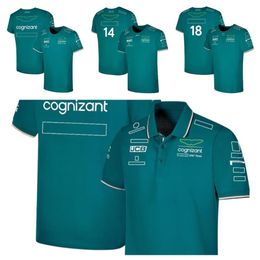 F1 racing suit team T-shirt short-sleeved round neck men's quick-drying 2023 racers Customised with the same paragraph 177S